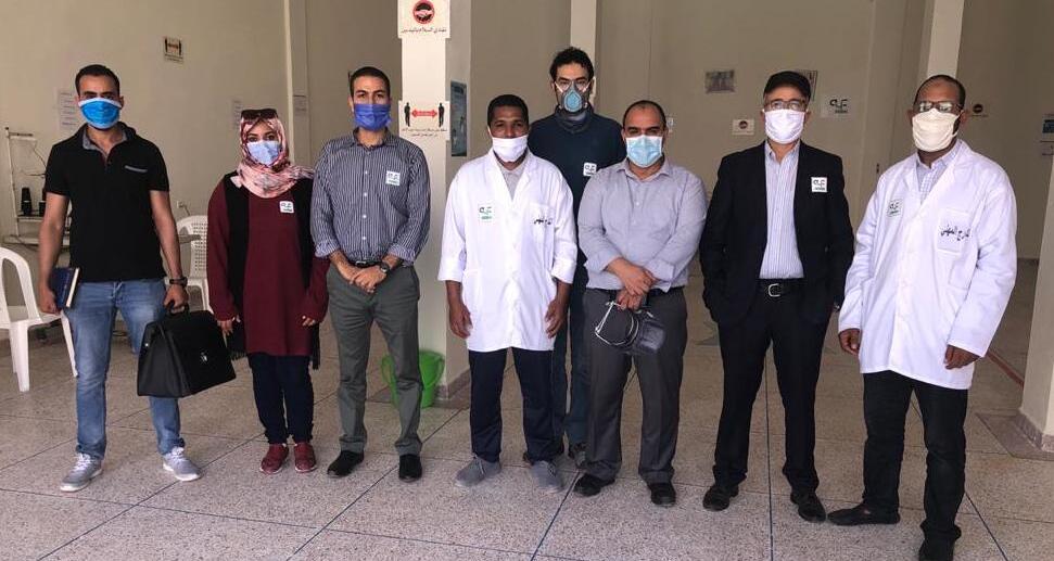 Our medical teams work for the safety and health of employees map